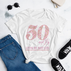 50 and Fly Women's short sleeve t-shirt