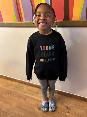Young Black Successful Youth crewneck sweatshirt