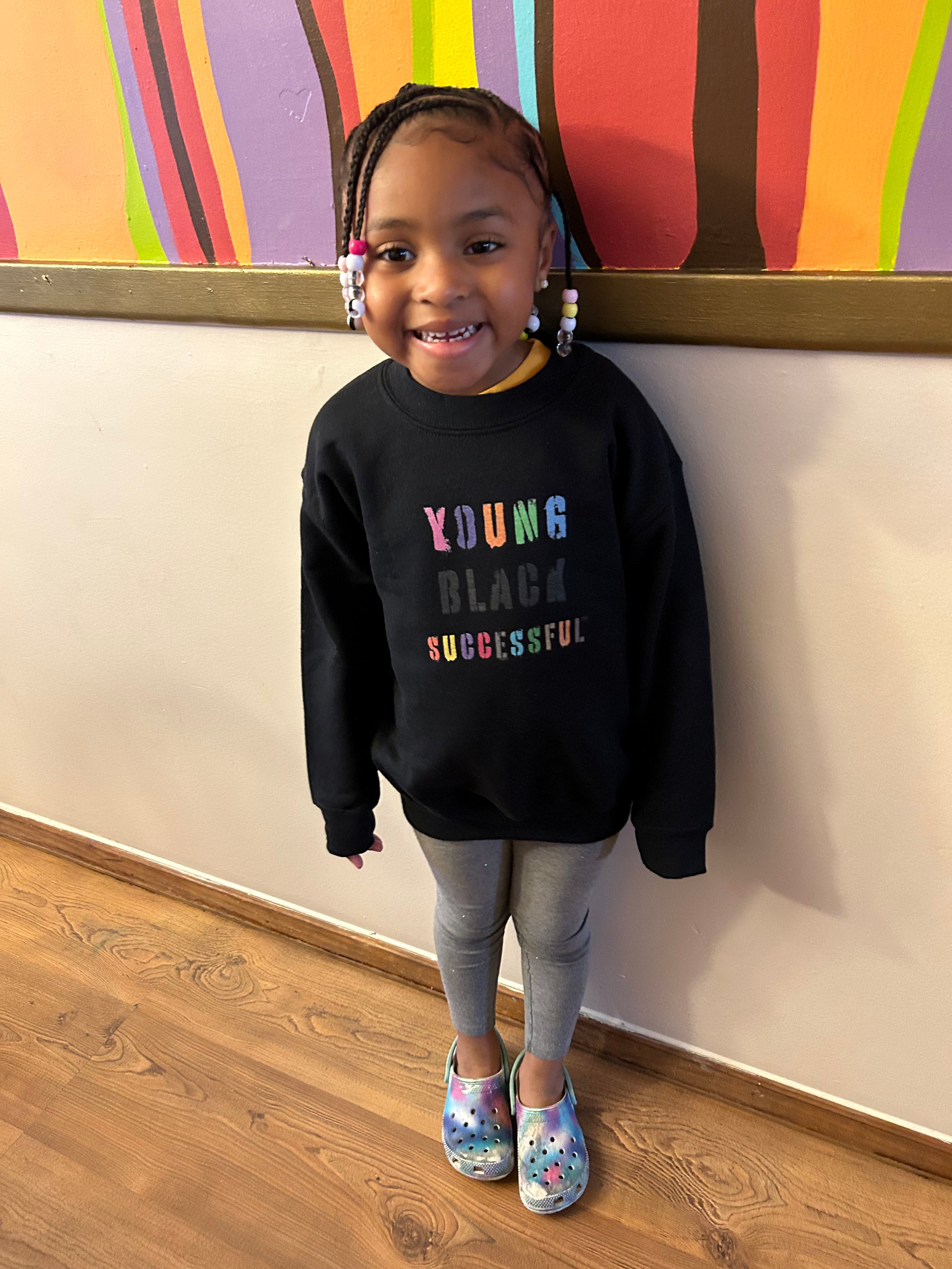 Young Black Successful Youth crewneck sweatshirt