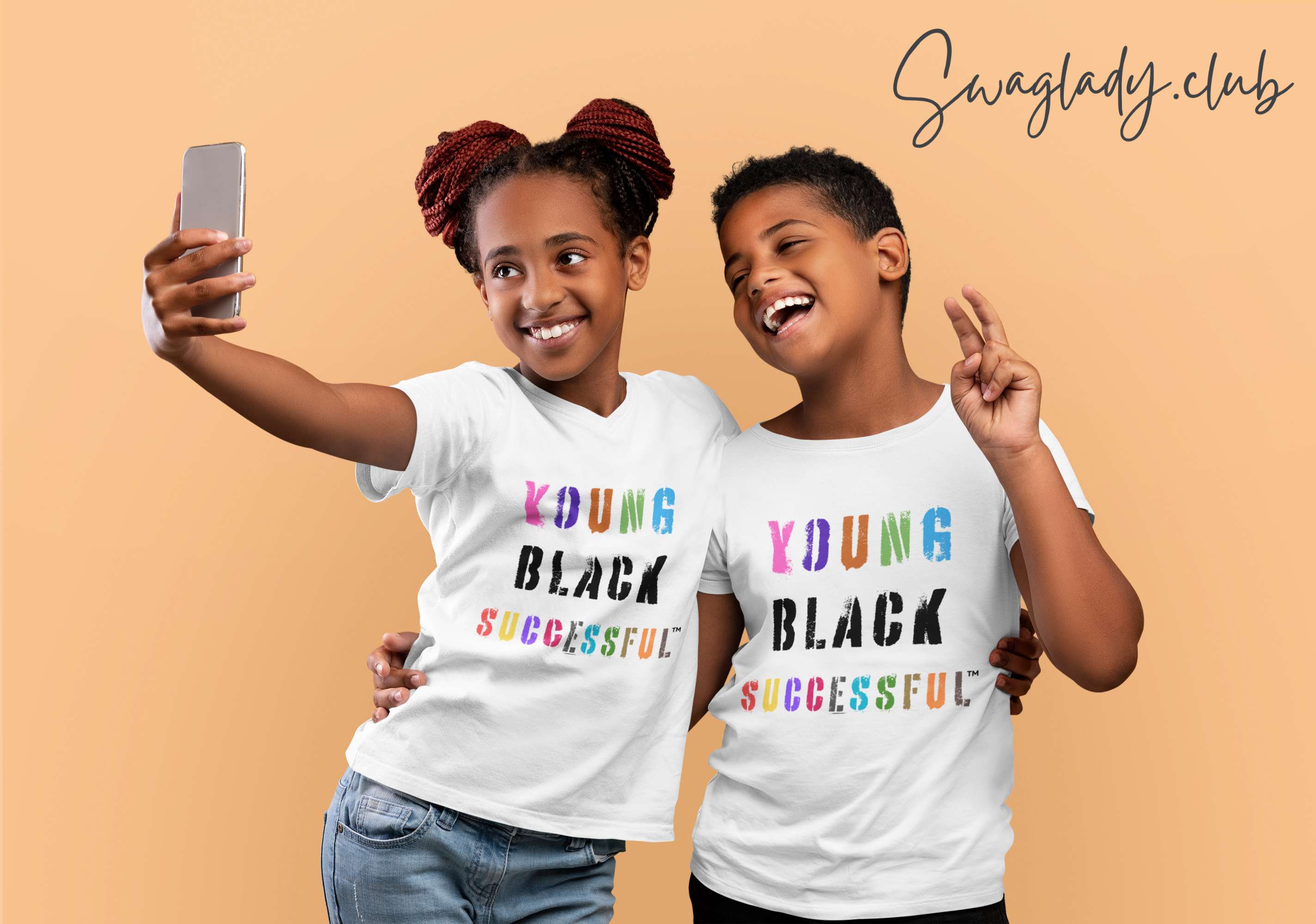 Young Black Successful TM Youth Short Sleeve T-Shirt