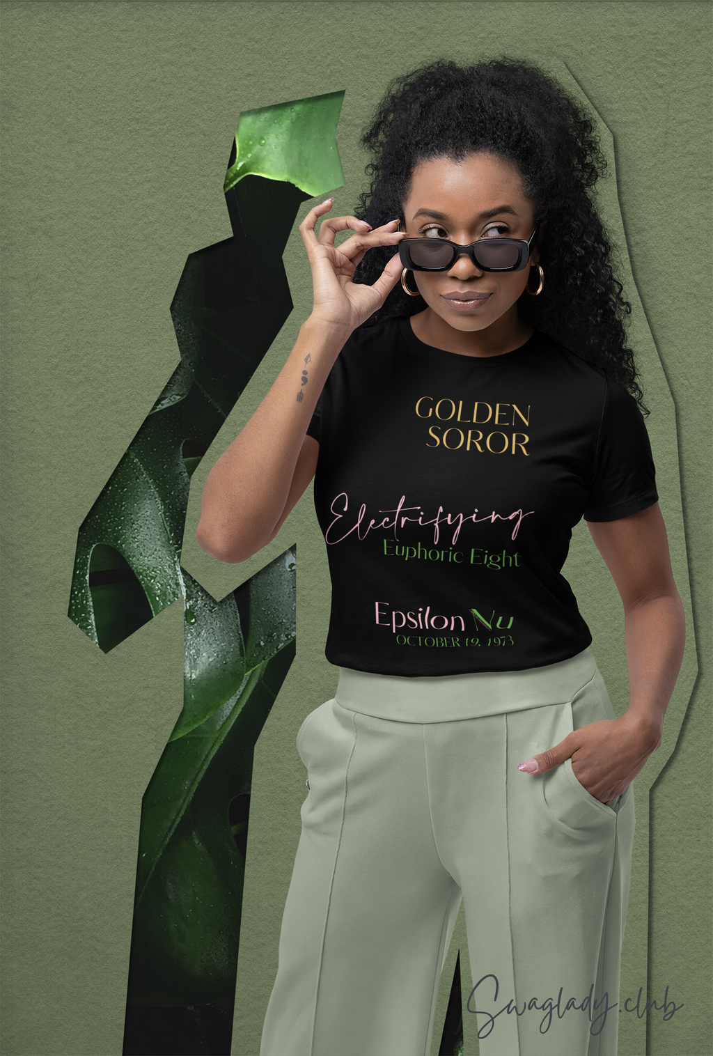 Electrifying Euphoric Eight Golden Unisex t-shirt