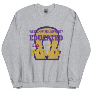 West Chester University Educated Omega Delta Chapter Made Unisex Sweatshirt