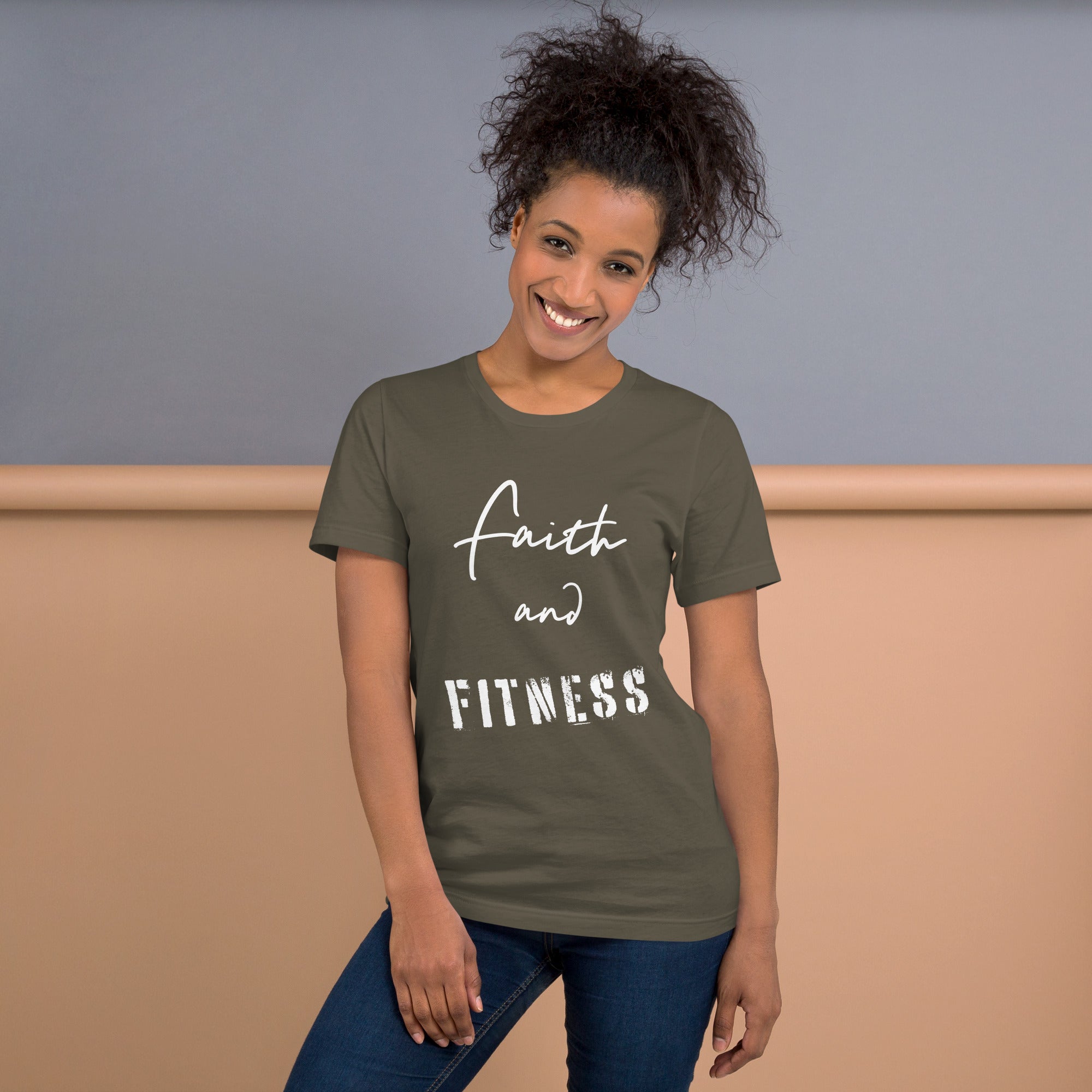 Faith and Fitness Unisex t-shirt