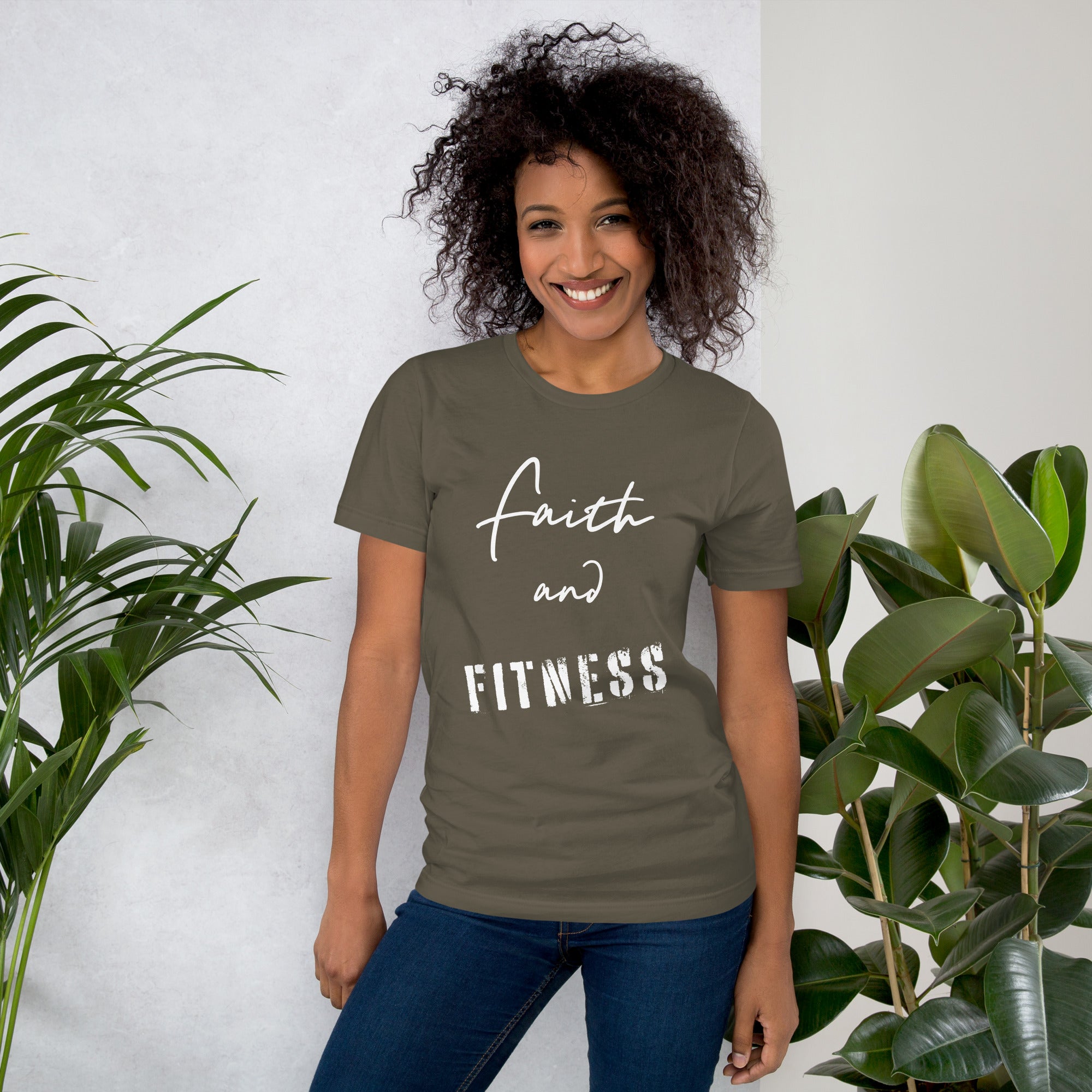 Faith and Fitness Unisex t-shirt