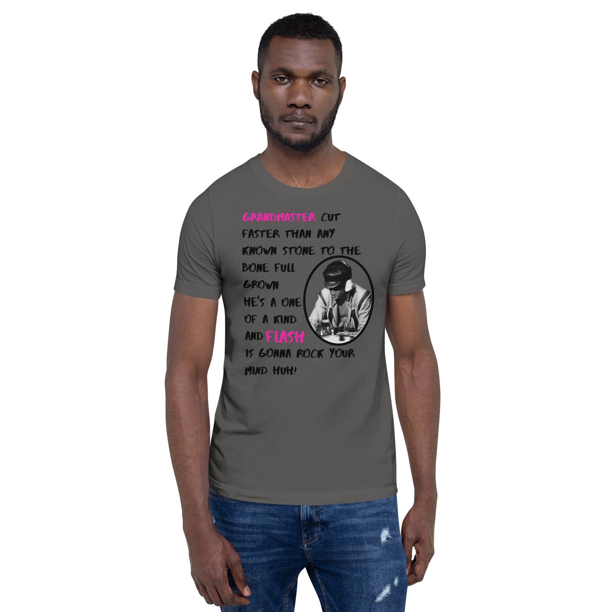 Grandmaster Flash Lyrics Unisex t-shirt