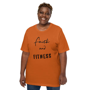 Faith and Fitness Unisex t-shirt