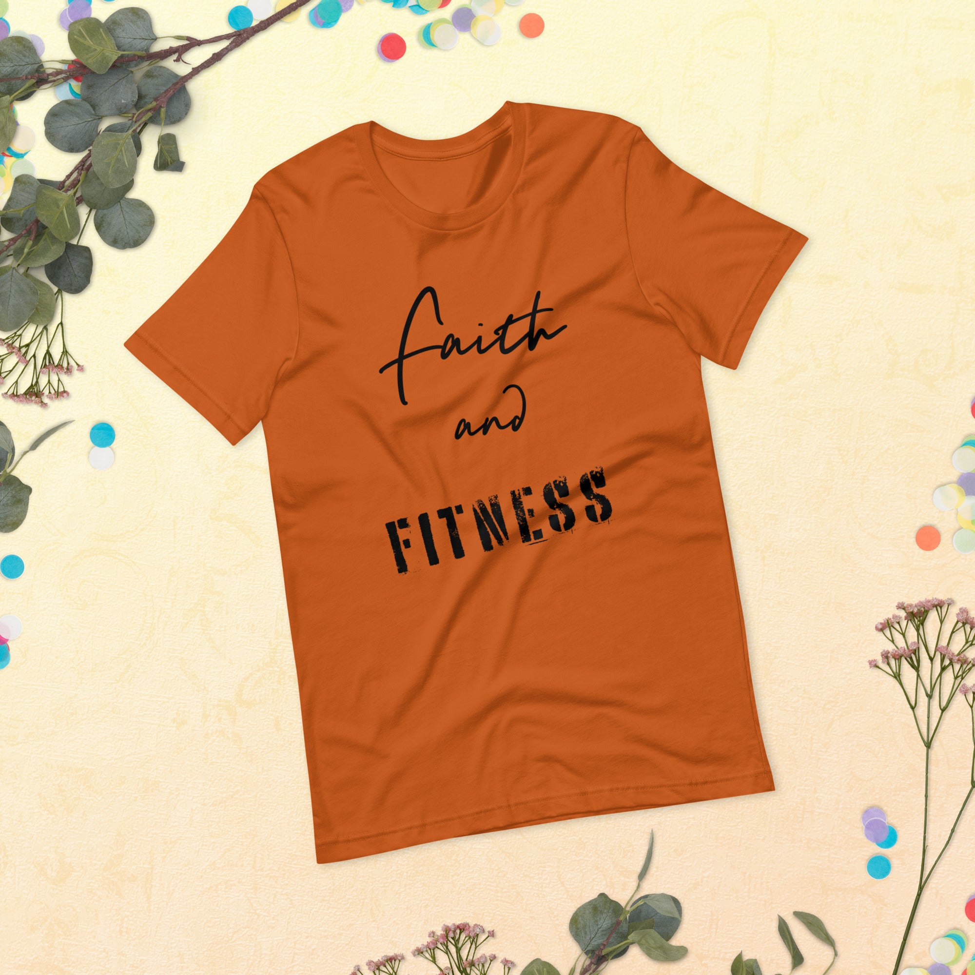 Faith and Fitness Unisex t-shirt