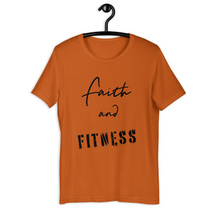 Faith and Fitness Unisex t-shirt