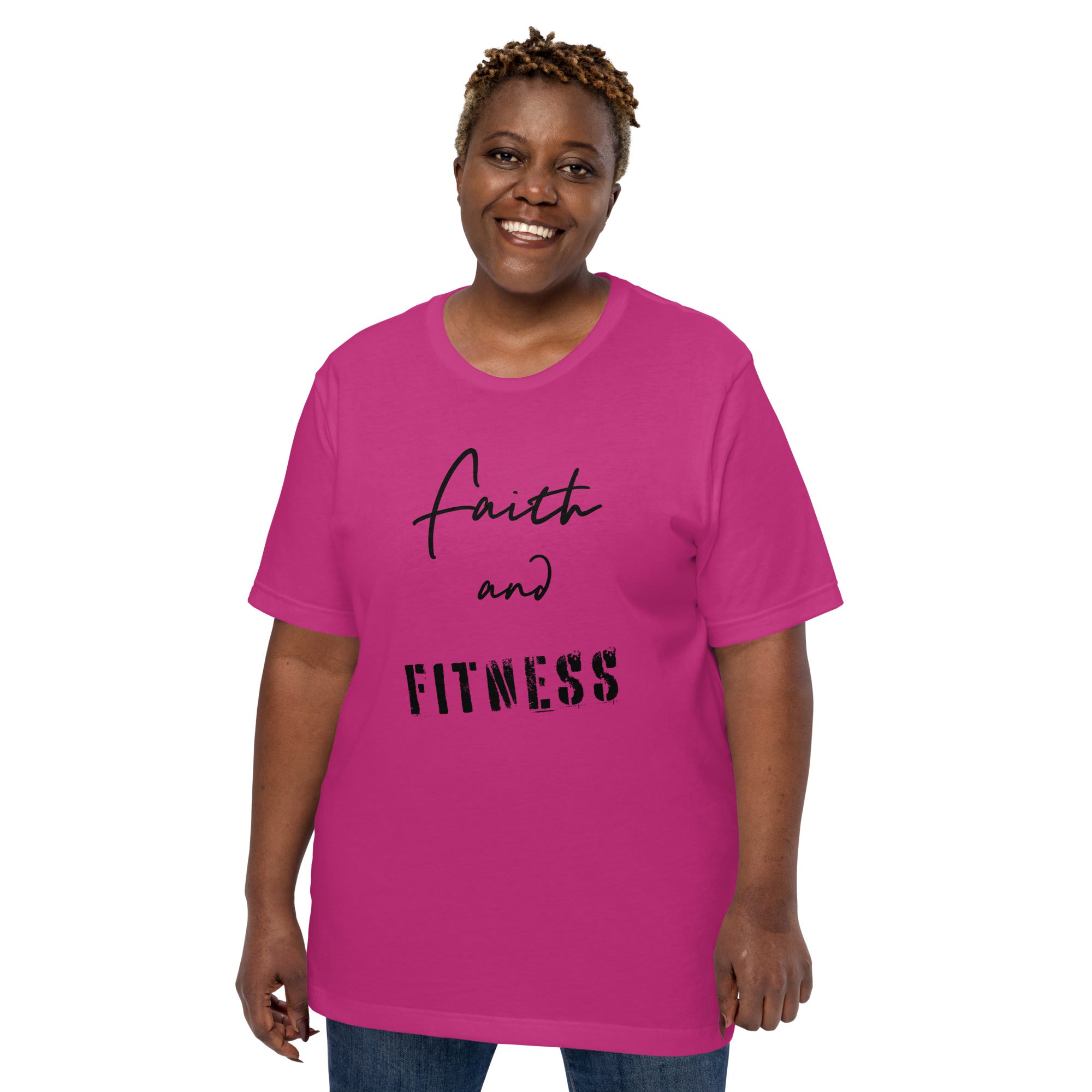 Faith and Fitness Unisex t-shirt