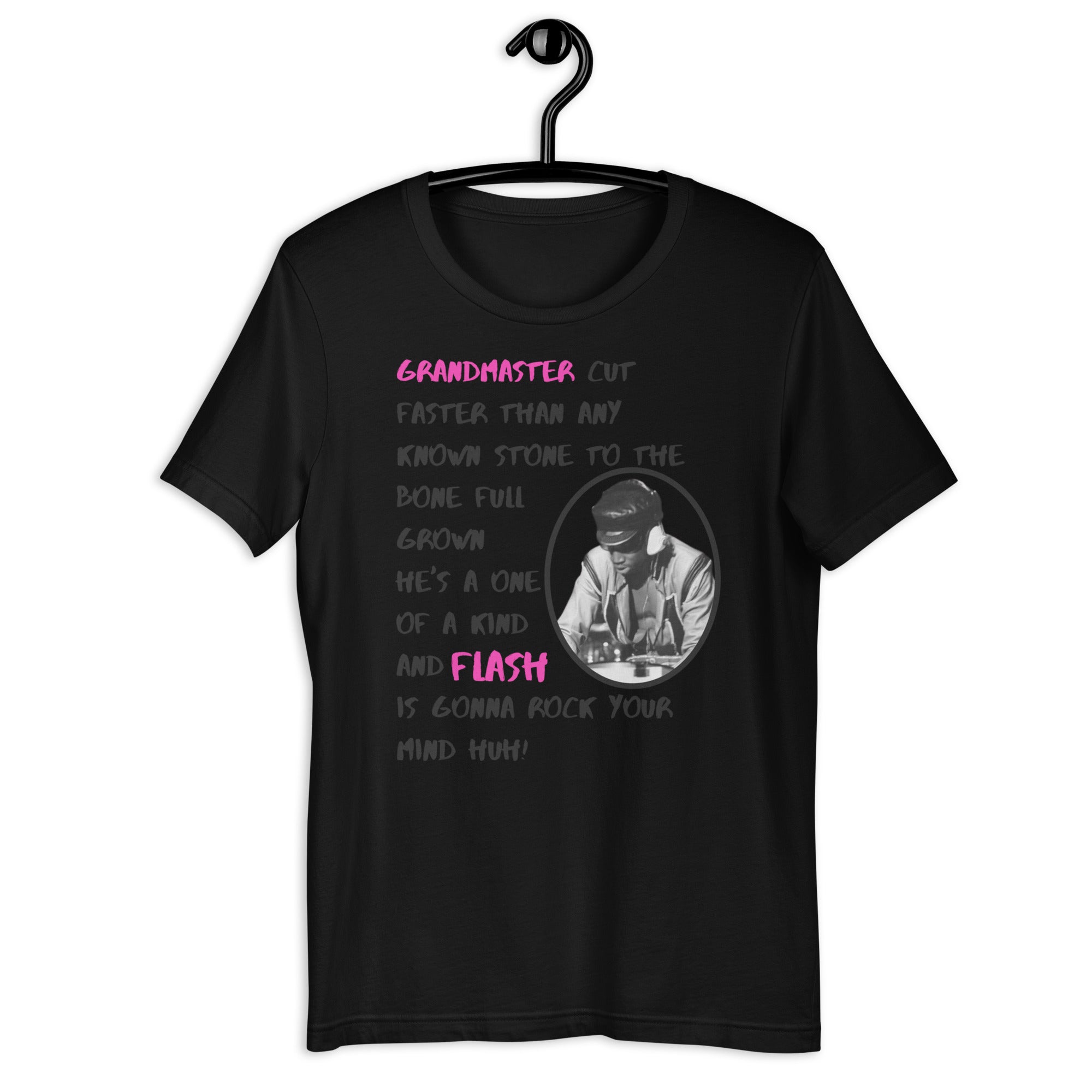 Grandmaster Flash Lyrics Unisex t-shirt
