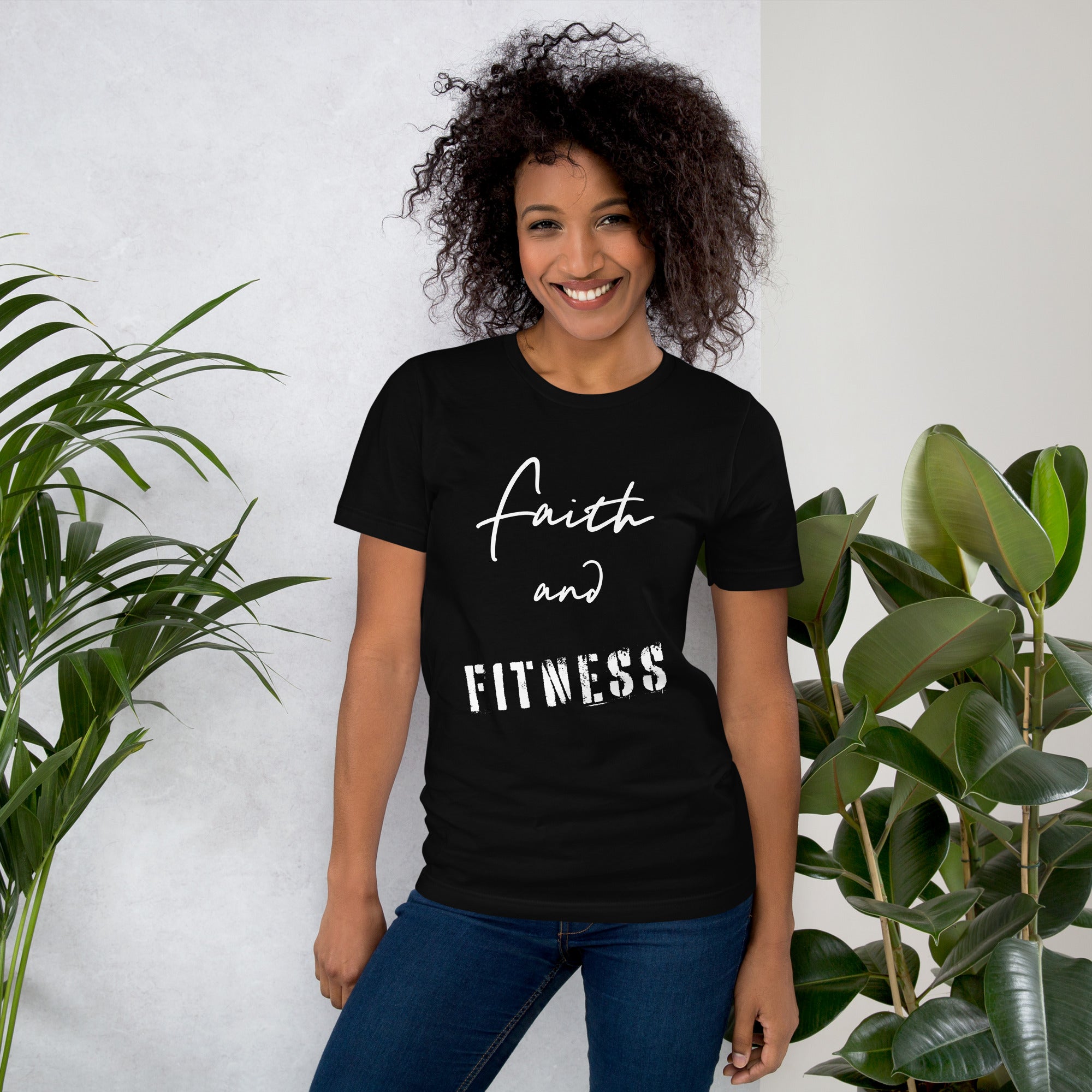 Faith and Fitness Unisex t-shirt