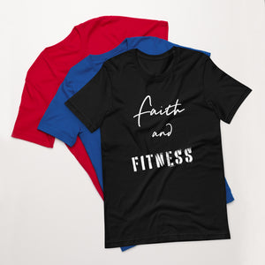 Faith and Fitness Unisex t-shirt