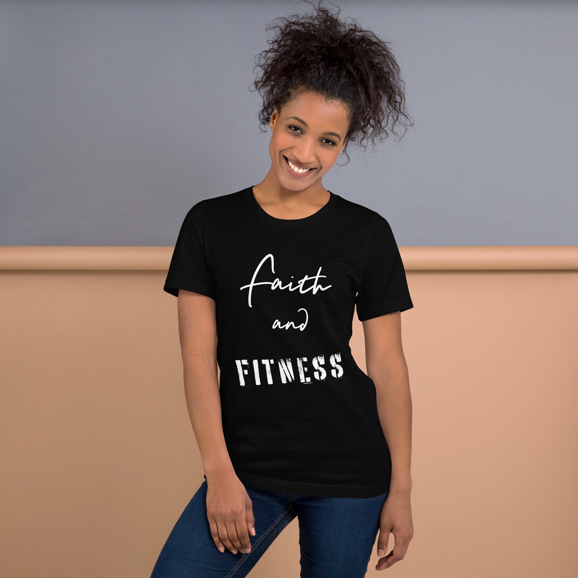 Faith and Fitness Unisex t-shirt