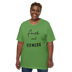 Faith and Fitness Unisex t-shirt