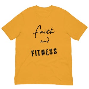 Faith and Fitness Unisex t-shirt