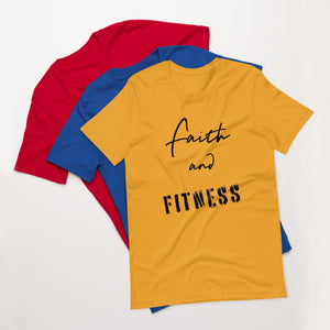 Faith and Fitness Unisex t-shirt