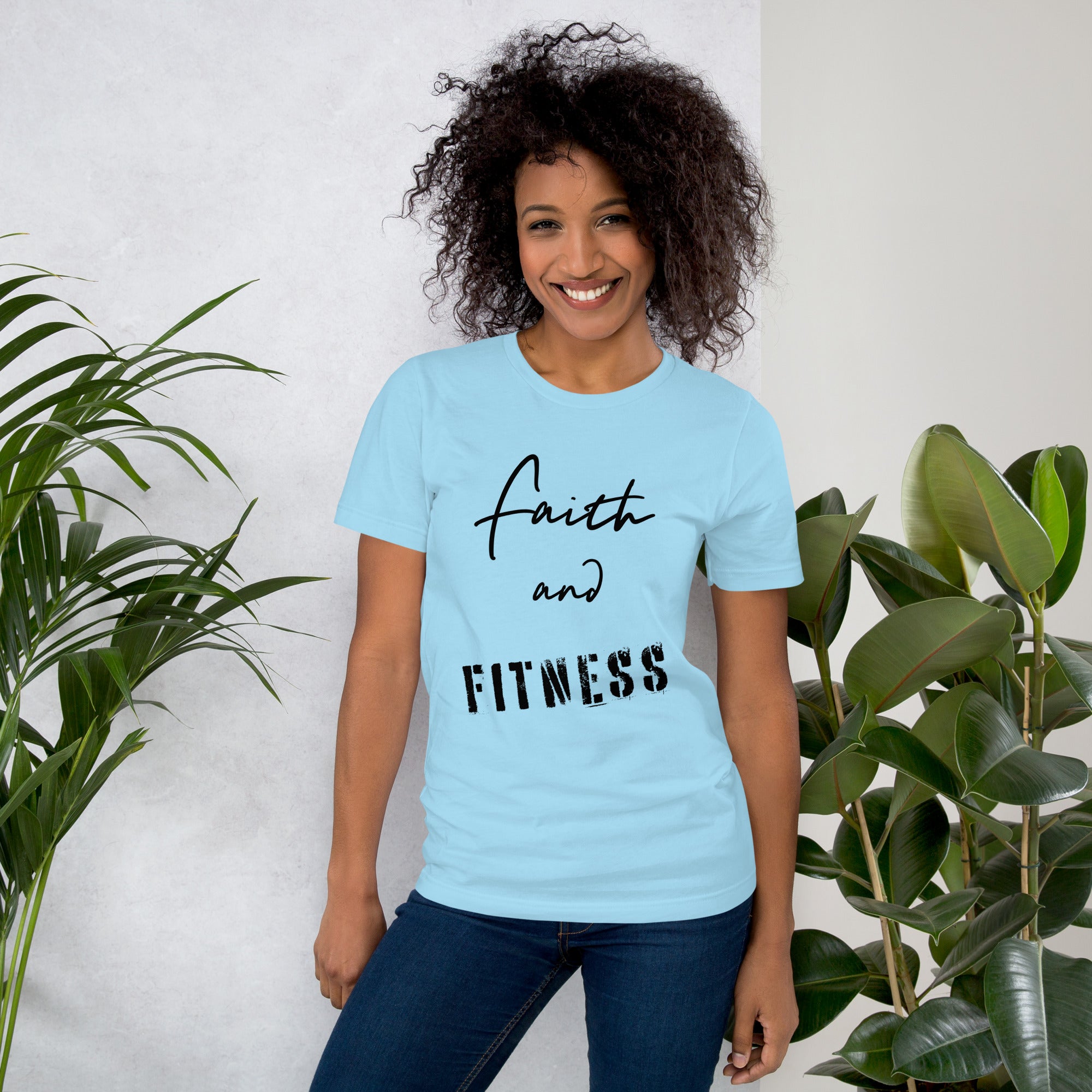 Faith and Fitness Unisex t-shirt