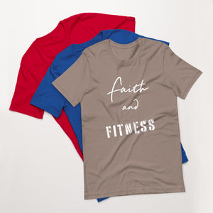 Faith and Fitness Unisex t-shirt