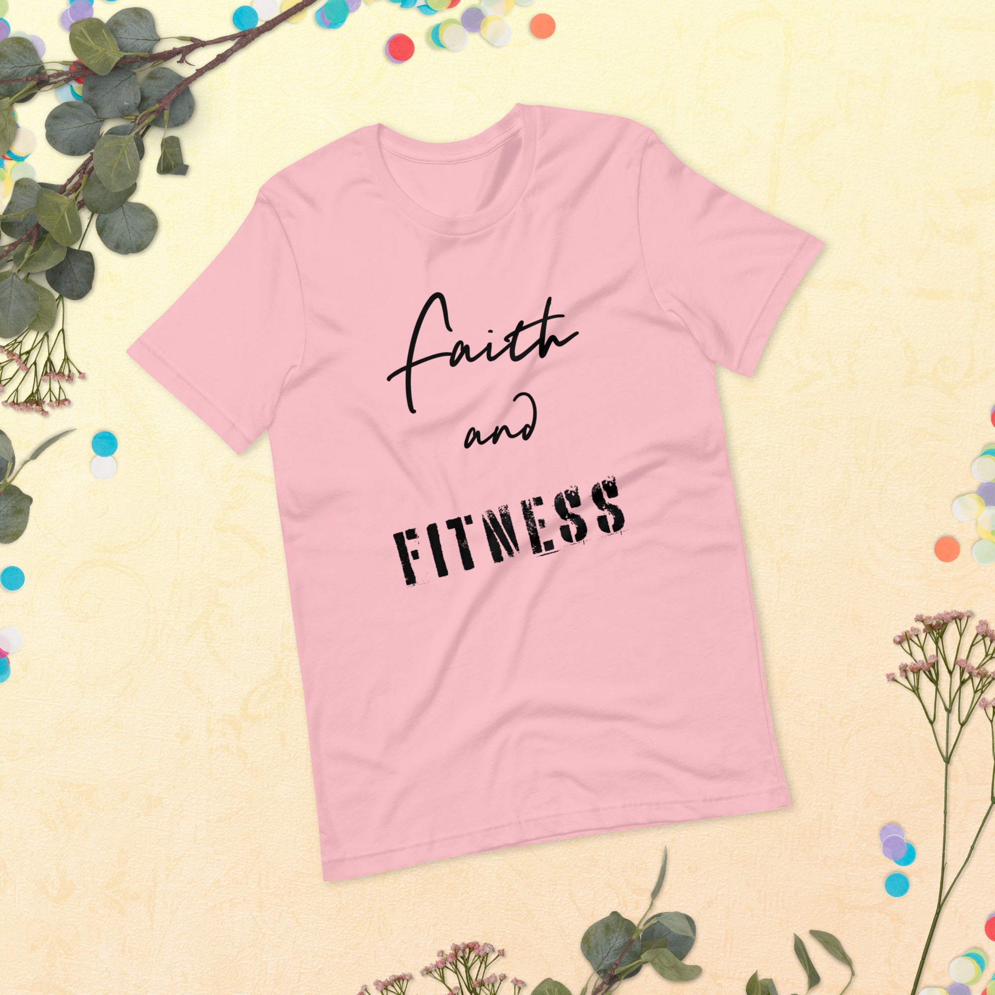 Faith and Fitness Unisex t-shirt