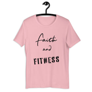 Faith and Fitness Unisex t-shirt