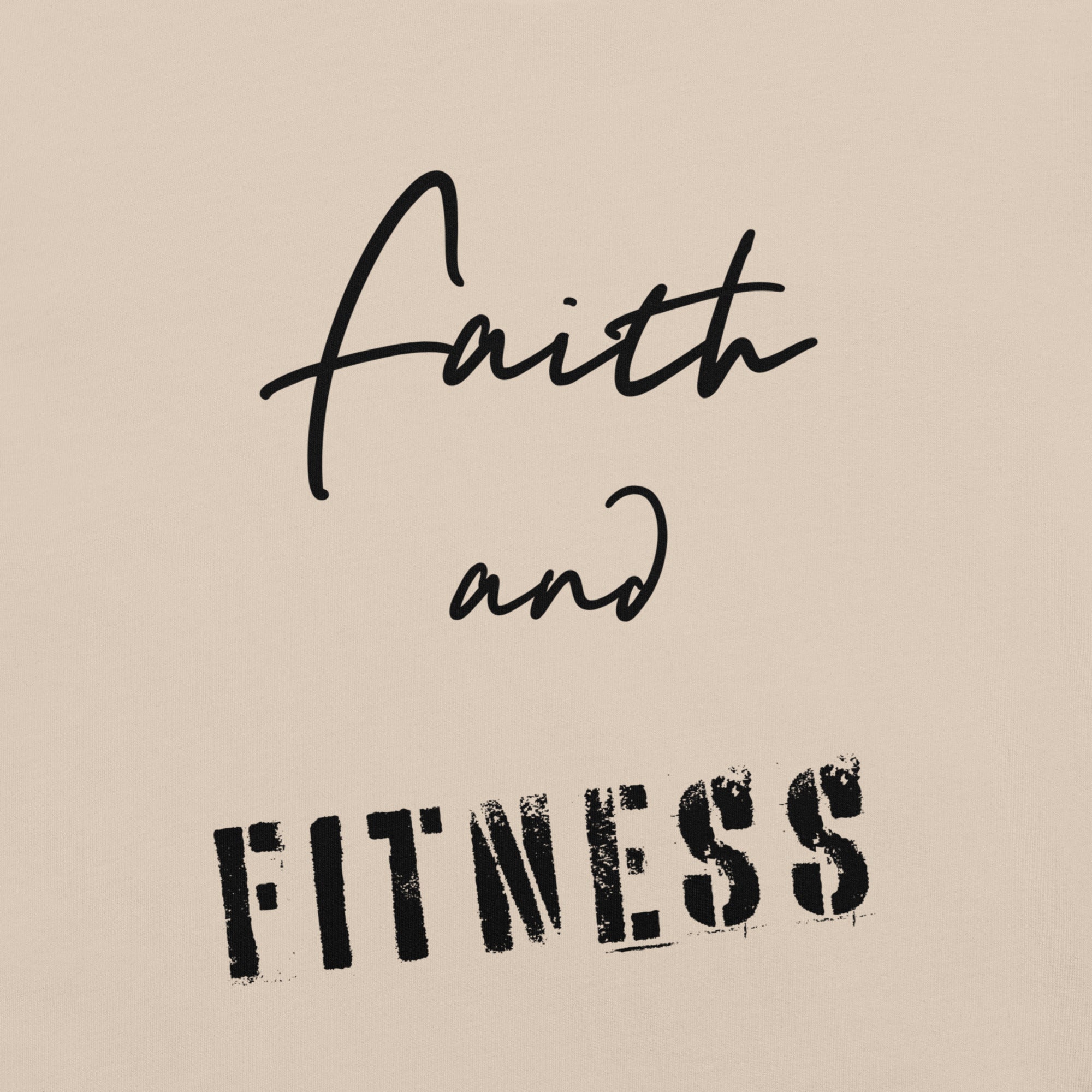 Faith and Fitness Unisex t-shirt