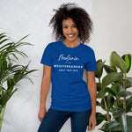 Melanin on the Mediterranean Unisex t-shirt