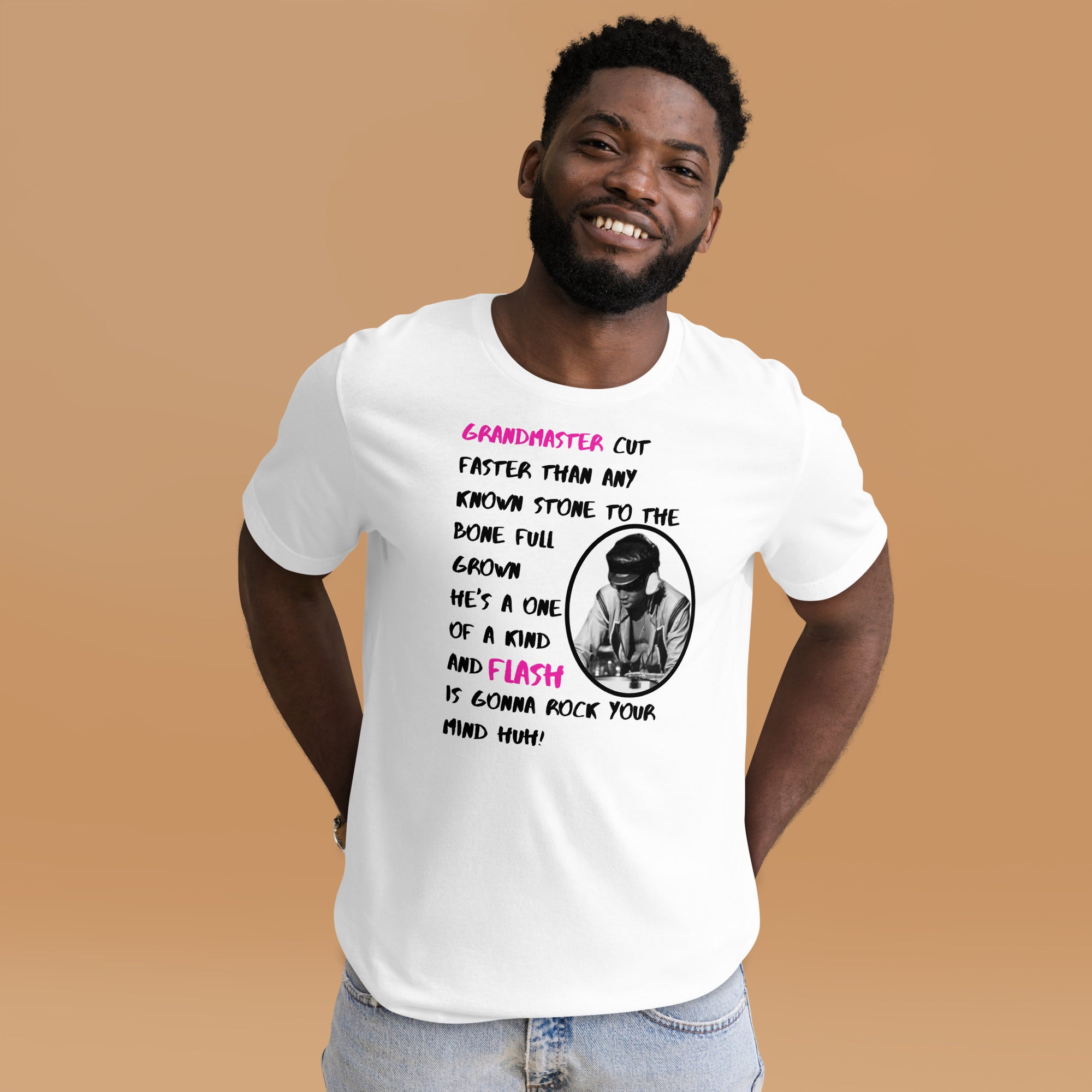 Grandmaster Flash Lyrics Unisex t-shirt