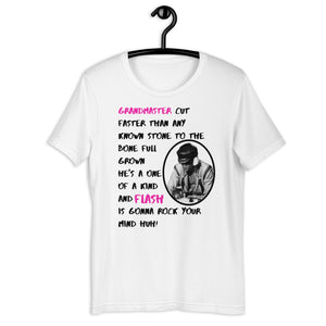 Grandmaster Flash Lyrics Unisex t-shirt