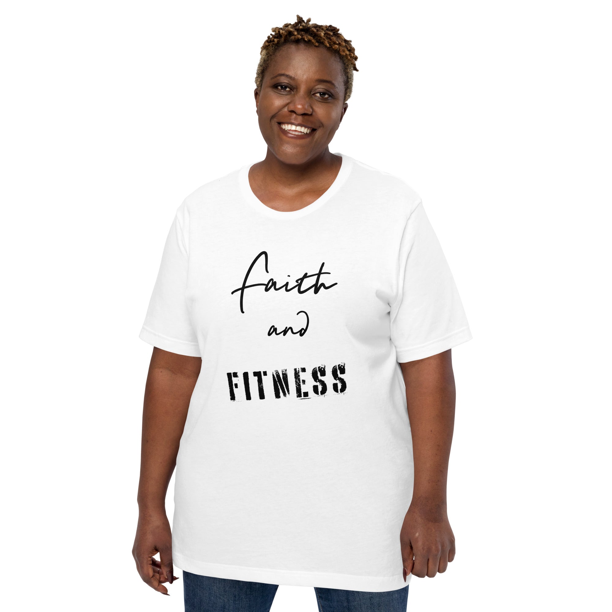 Faith and Fitness Unisex t-shirt