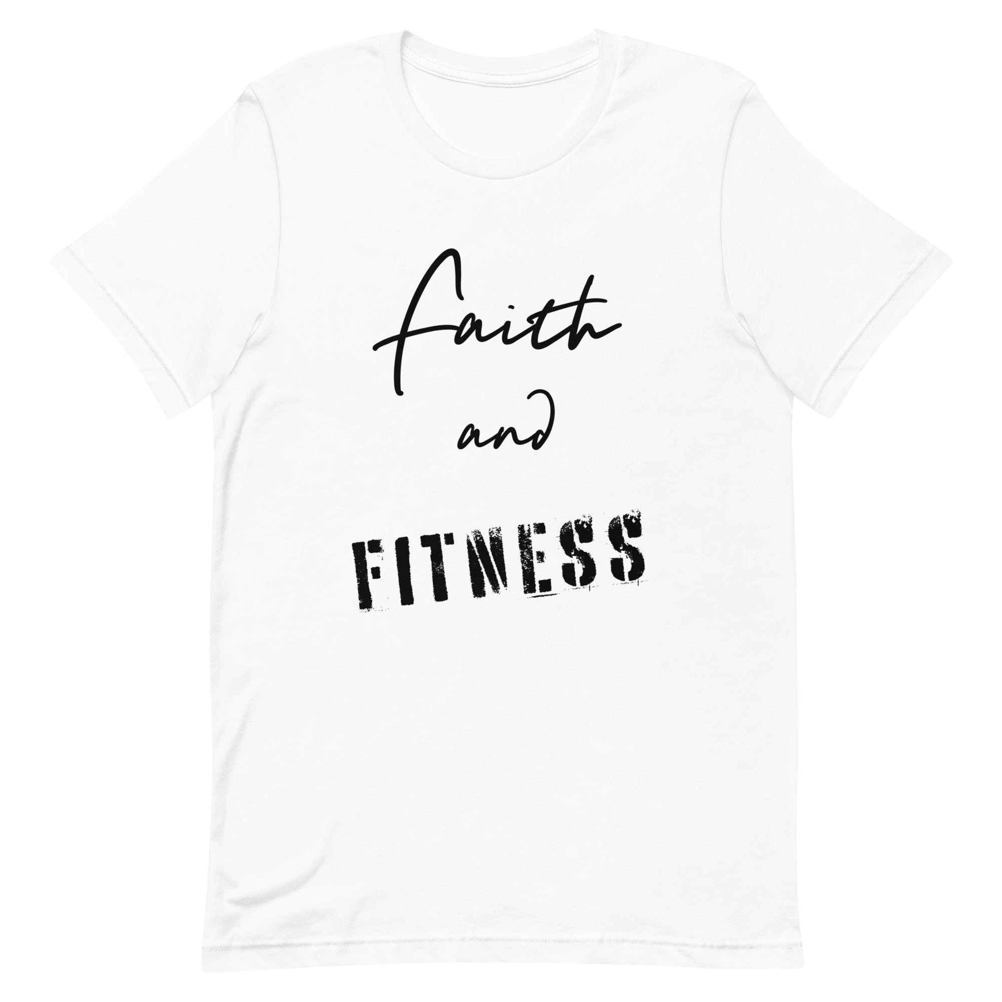 Faith and Fitness Unisex t-shirt