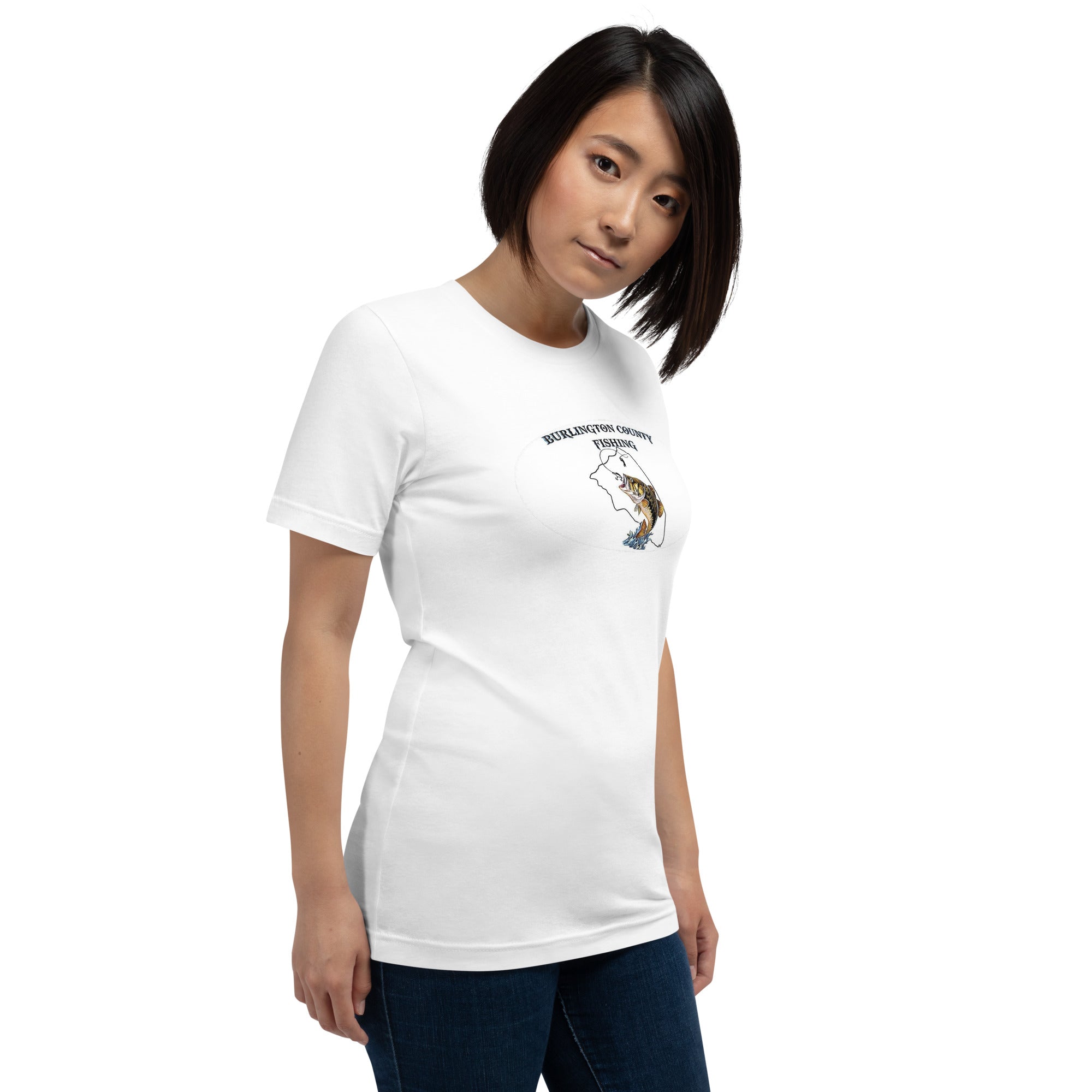 Burlington County Fishing Unisex t-shirt