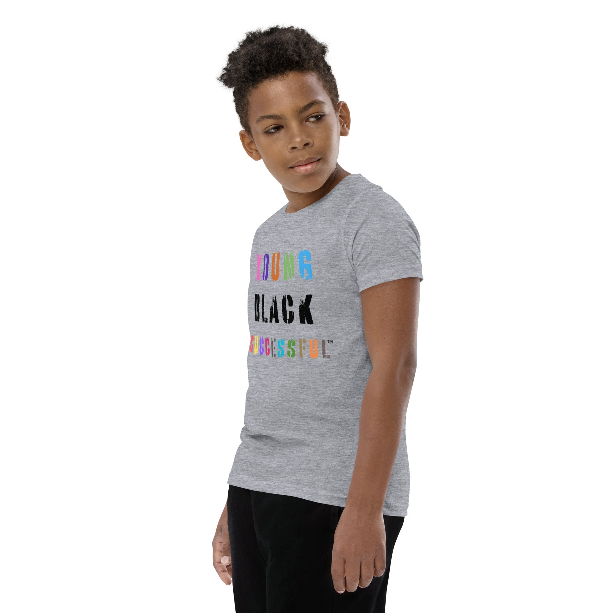 Young Black Successful TM Youth Short Sleeve T-Shirt