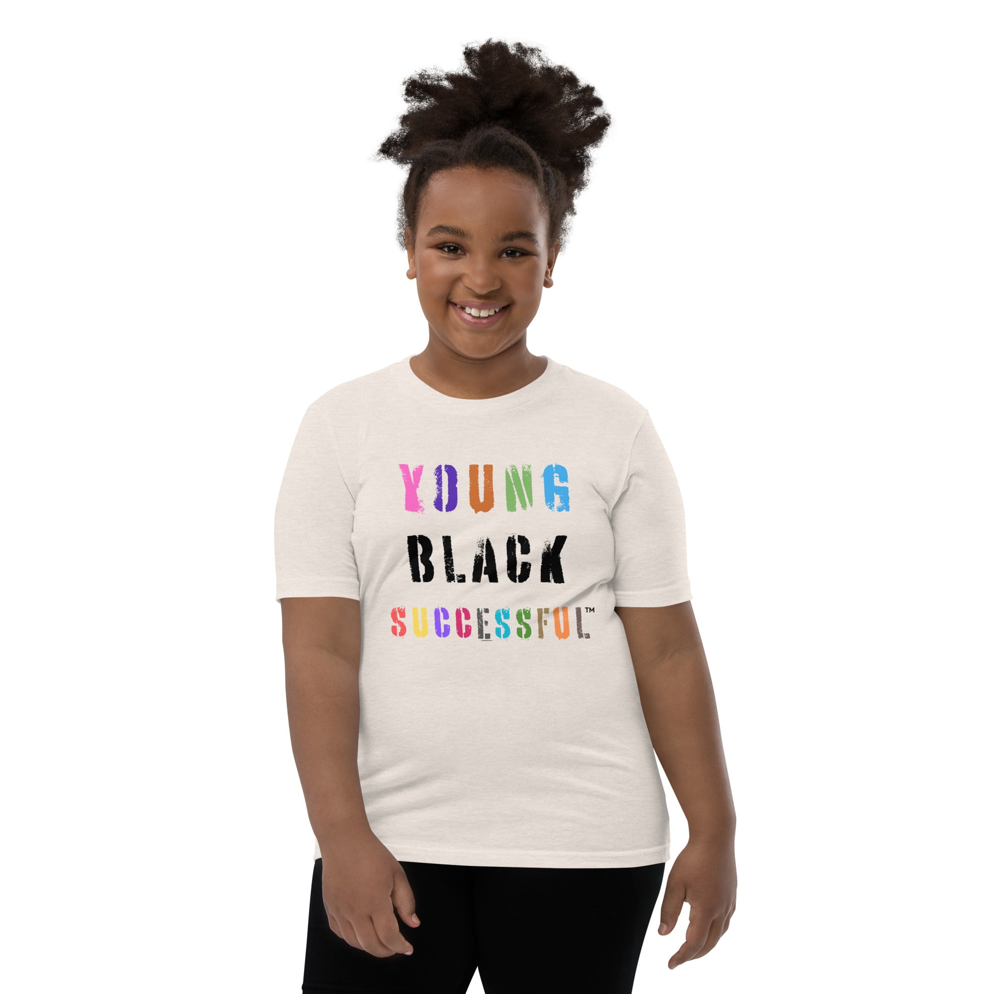 Young Black Successful TM Youth Short Sleeve T-Shirt