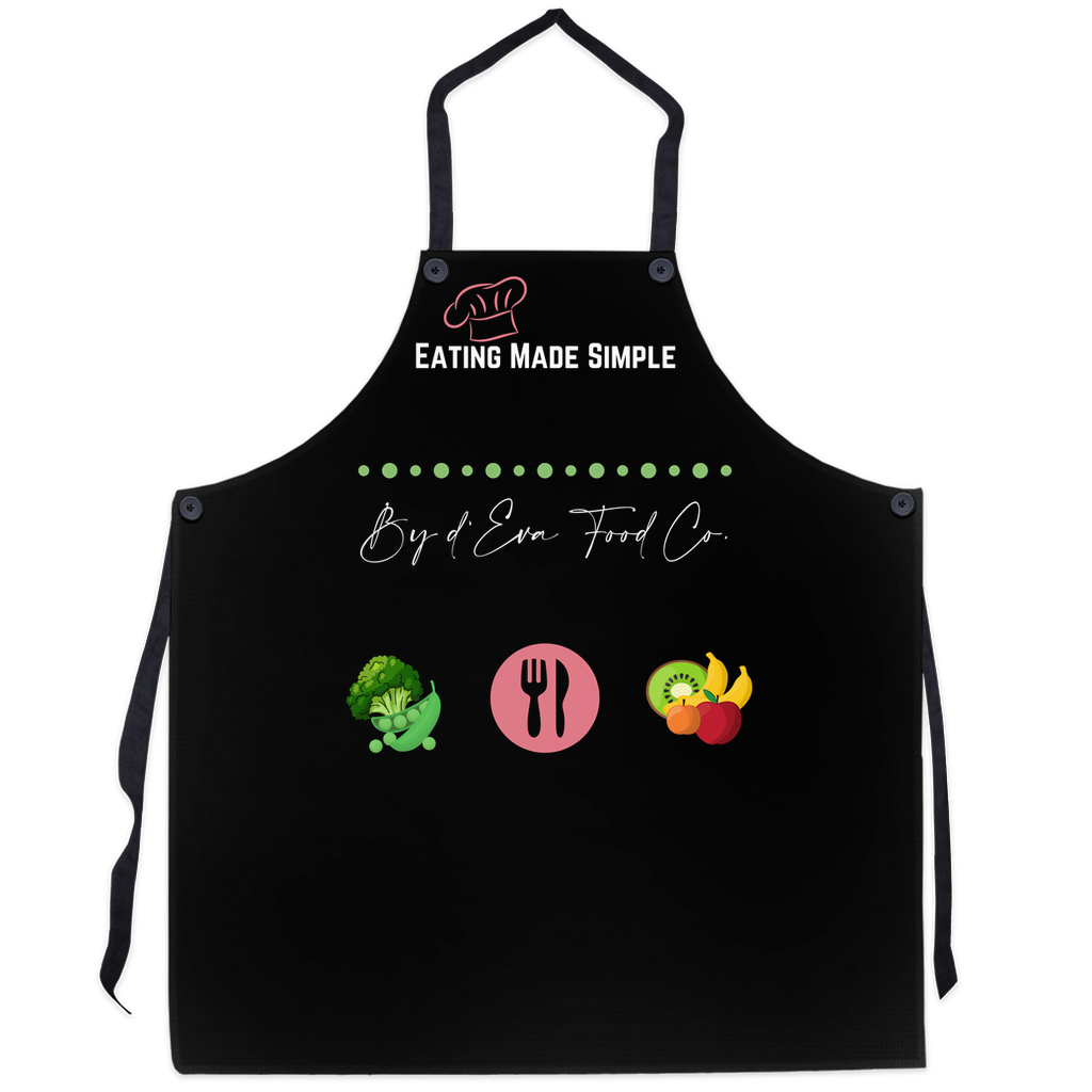 Eating Made Simple Black Aprons