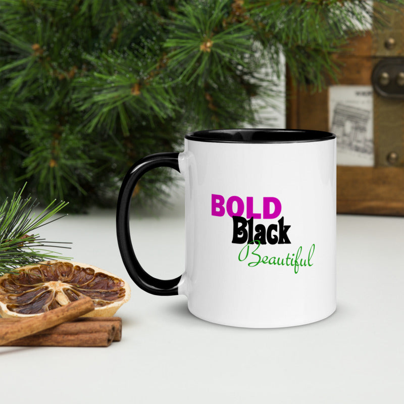 Bold Black Beautiful Mug with Black Color Inside