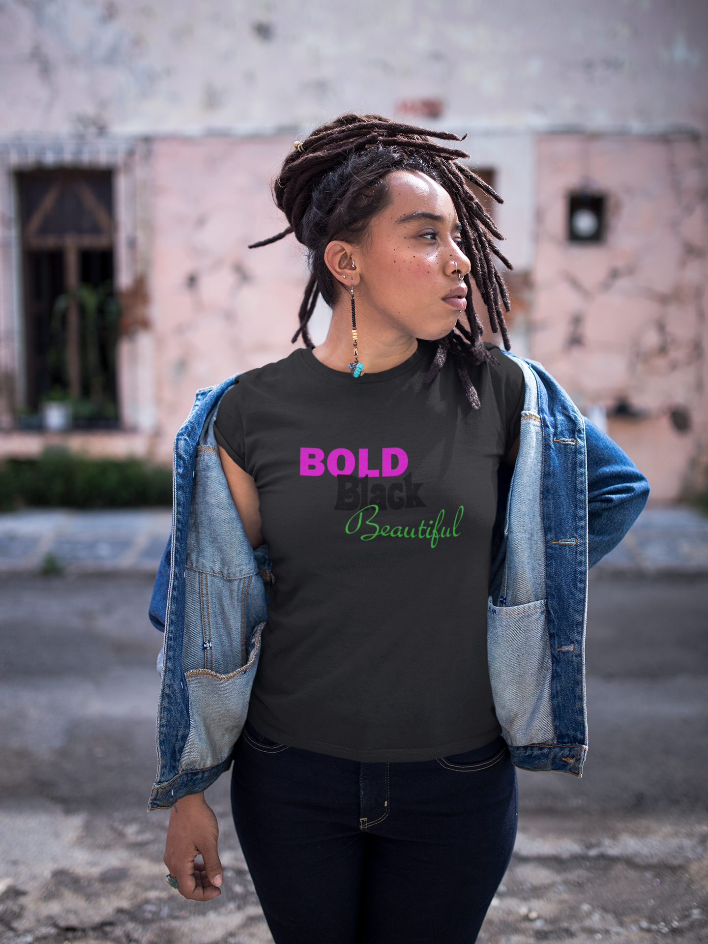 Bold Black Beautiful Women's short sleeve t-shirt