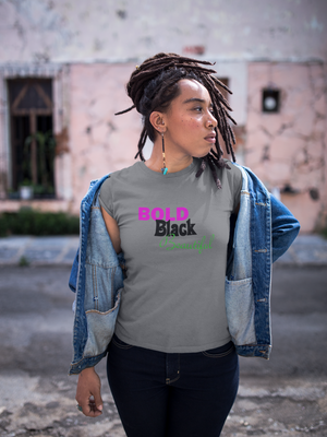 Bold Black Beautiful Women's short sleeve t-shirt