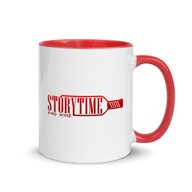 Storytime and Wine Mug with Color Inside