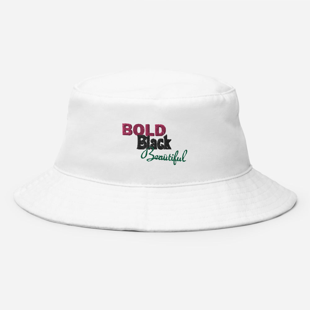Bold Black Beautiful Bucket Hat