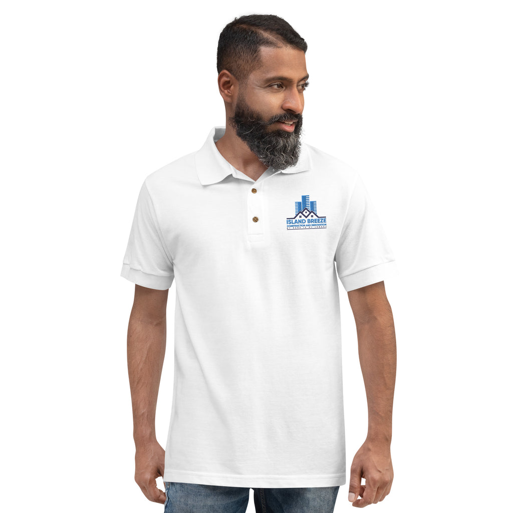 Island Breeze Construction Embroidered Polo Shirt