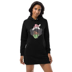 Black Female Santa Hoodie Dress