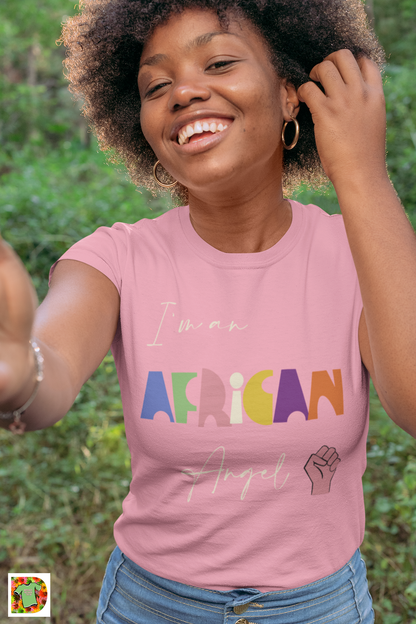 I'm an AFRICAN Angel Short-Sleeve T-Shirt