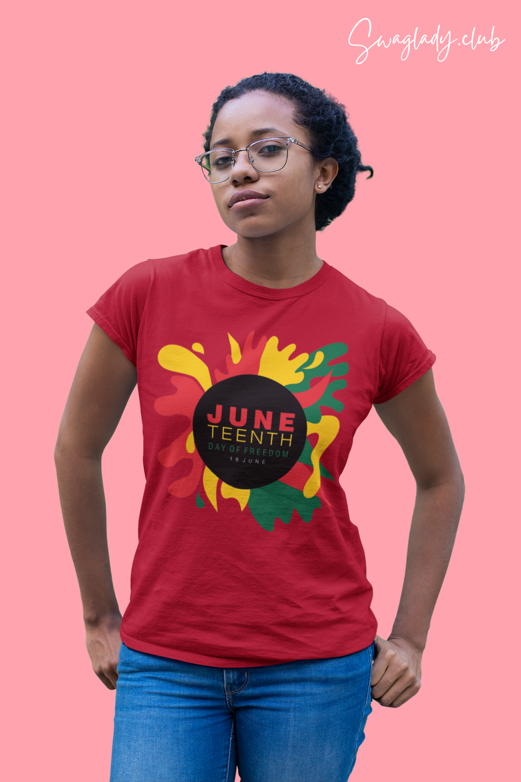 Juneteenth Splash Unisex t-shirt
