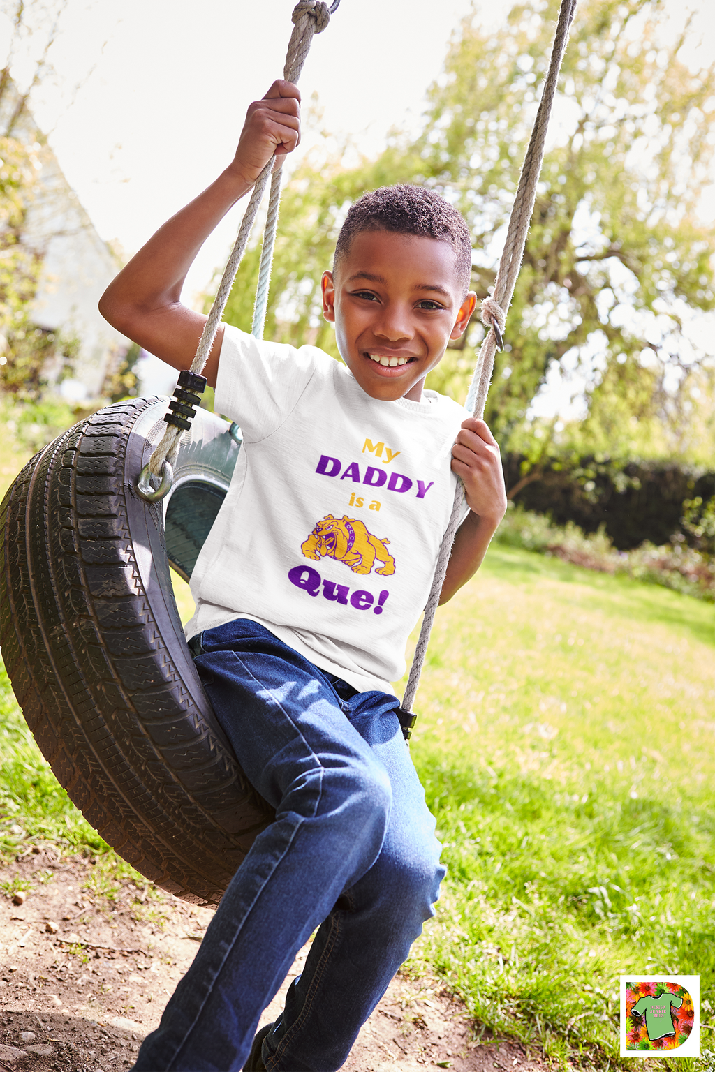 My Daddy is a Que! Toddler Short Sleeve Tee