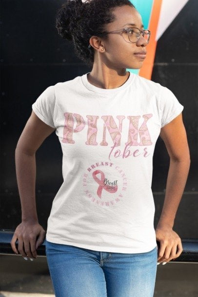 PINKtober Breast Cancer Awareness Short-Sleeve Unisex T-Shirt