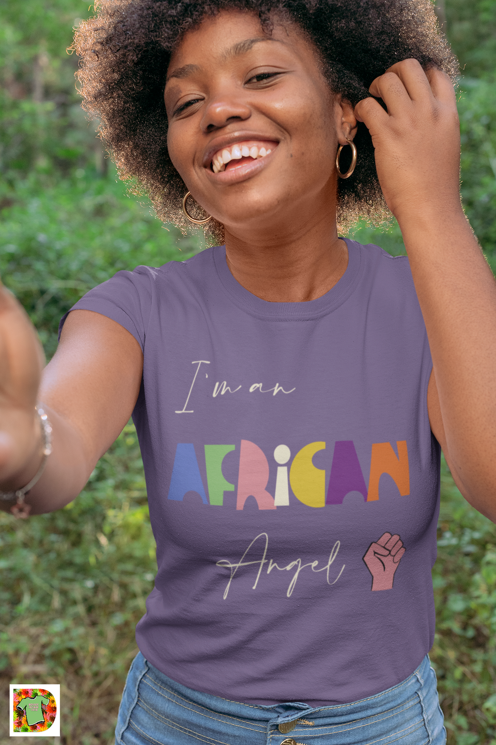 I'm an AFRICAN Angel Short-Sleeve T-Shirt