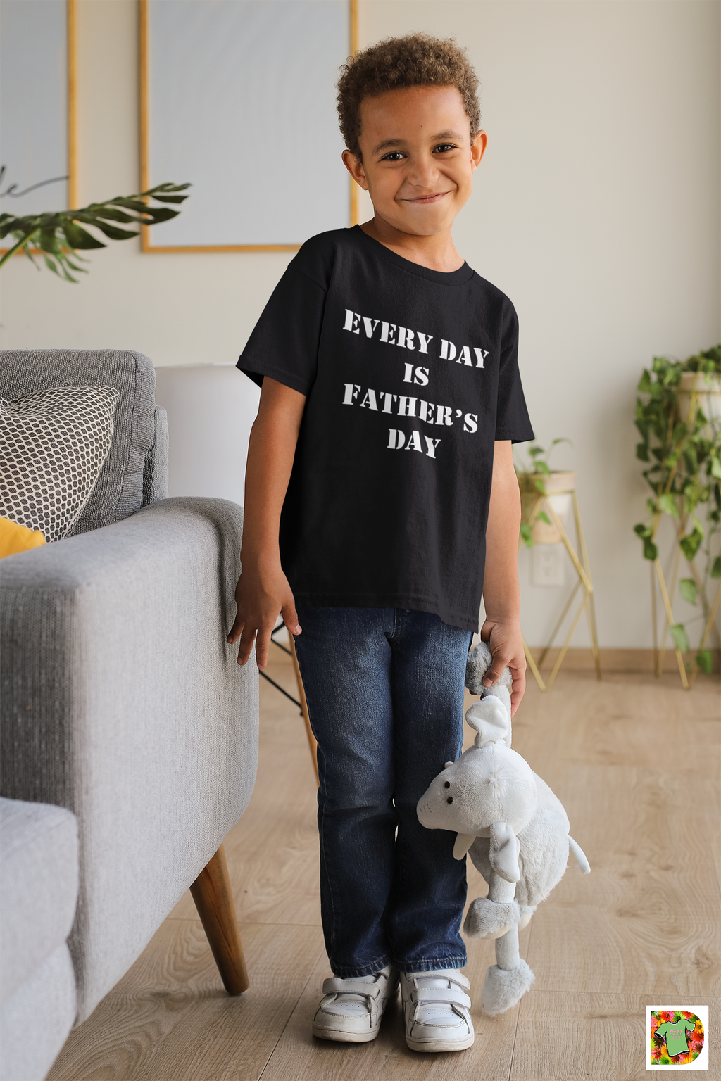 Every Day is Father's Day Toddler Short Sleeve Tee