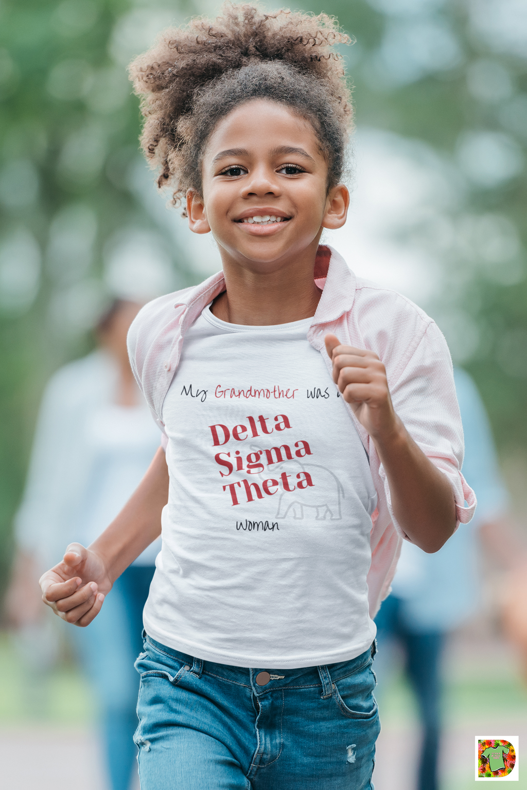 My Grandmother was a Delta Sigma Theta Woman RED Toddler Short Sleeve Tee