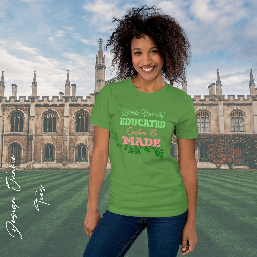 Lincoln University Educated Epsilon Nu Chapter Made Short-Sleeve Unisex T-Shirt