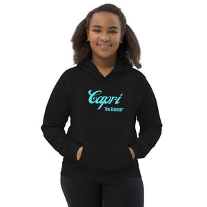 Capri the Dancer Kids Hoodie Tiffany Blue